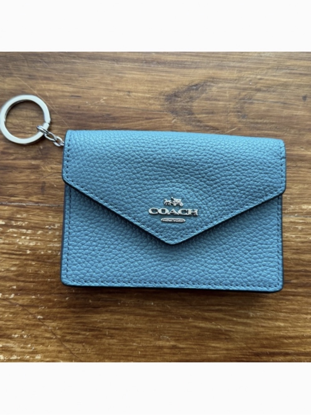 Coach Wallet Teal Green